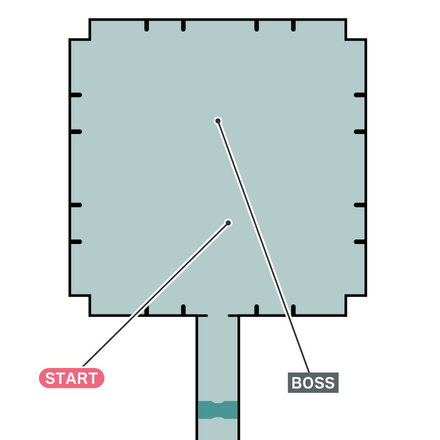 実験体 百拾壱號のマップ
