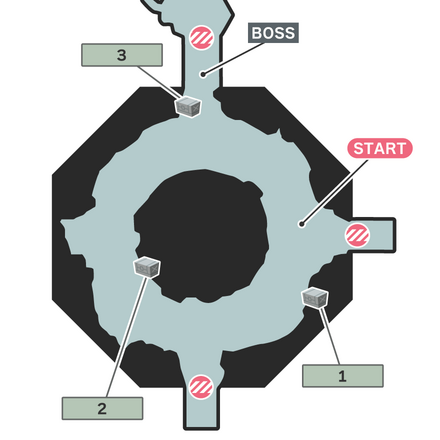 スラム街のアイテムのマップ