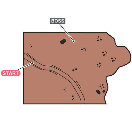 草原に埋蔵された・・・のマップ