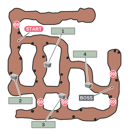 地下都市計画のマップ