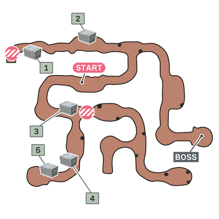 マルコーの男・激戦のマップ