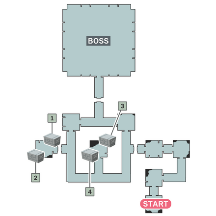 2回目の代理人任務のマップ