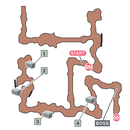 魔晄炉突入作戦のマップ