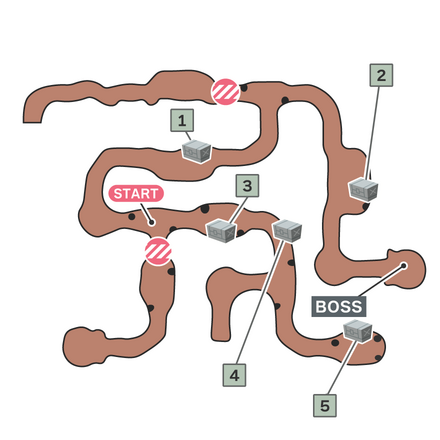 スカウトマン・ニアミスのマップ