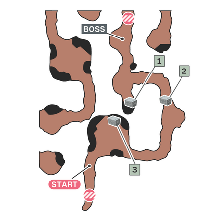 お宝情報 その2のマップ