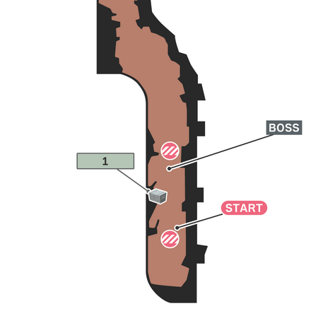 精神の魔晄石のマップ