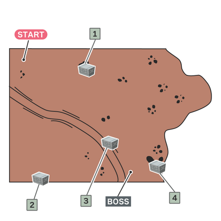 お宝情報 その1のマップ