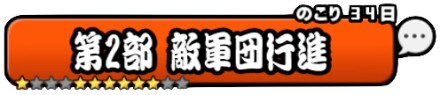 第2部 敵軍団進行バナー