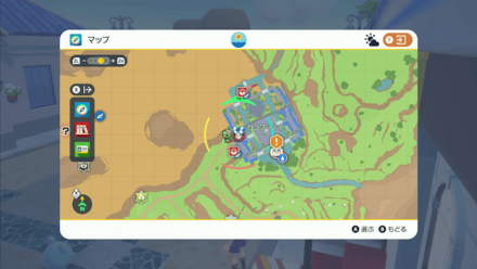 ガストロノミー・ファミリアのマップ