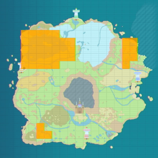 ミニリュウの生息地