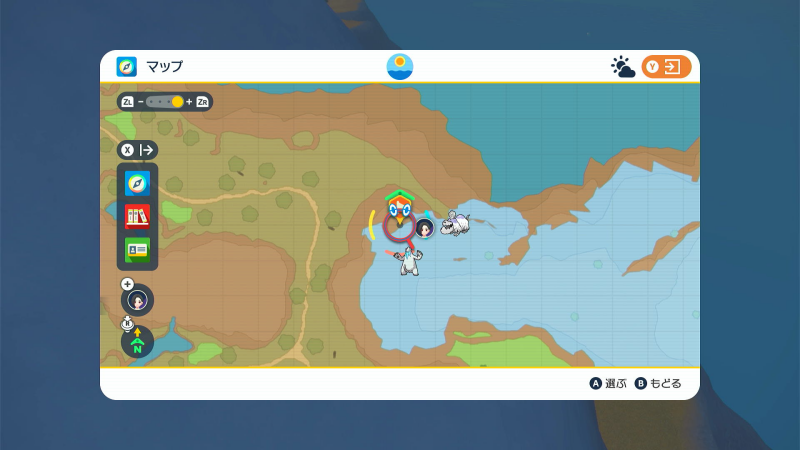 ディンルーの杭のマップ