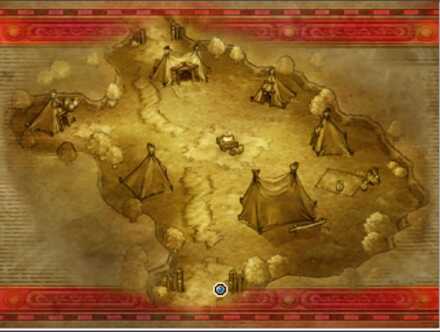 ユバール族の休息地の全体図