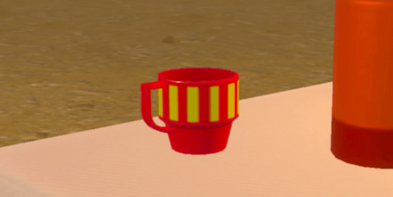 たてストライプカップ