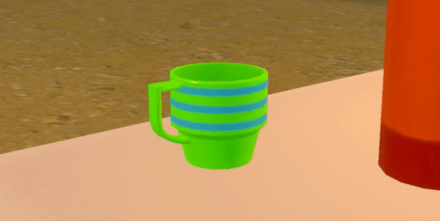 よこストライプカップ