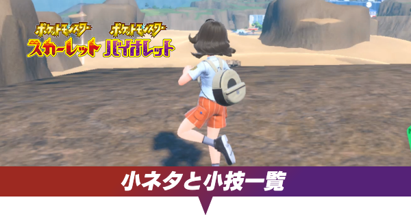 小ネタと小技一覧