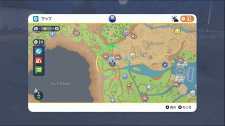 ゴツゴツメットの場所マップ