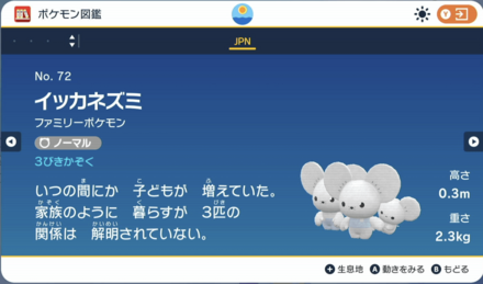 3匹のイッカネズミ