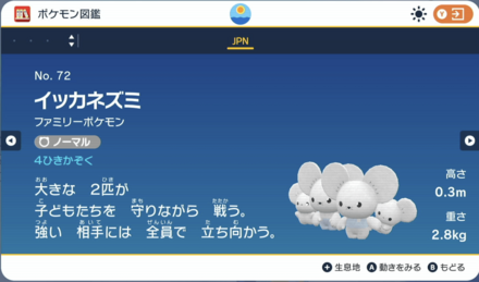 4匹のイッカネズミ