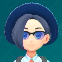 ハーフリムサングラス(ブルー)画像