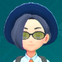 オーバルサングラス(ブラック×イエロー)画像