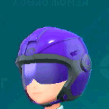 レーシングヘルメット(パープル)画像