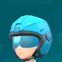 レーシングヘルメット(ブルー)画像