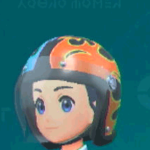 ジェットヘルメット(炎と水)画像