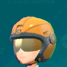 レーシングヘルメット(オレンジ)画像