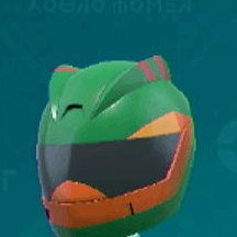 エクスレッグヘルメット(グリーン)画像