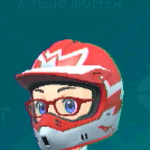 オフロードヘルメット(レッド)画像