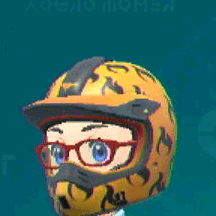 オフロードヘルメット(ほのお)画像