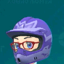 オフロードヘルメット(パープル)画像