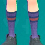 スポーツハイソックス(パープル)画像