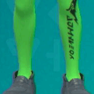 スポーツタイツ(ネオングリーン)画像