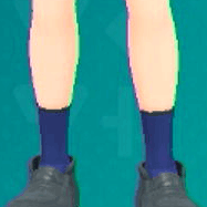 クルーソックス(ネイビー)画像