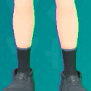 クルーソックス(ブラック)画像