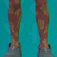 プリントタイツ(レッド)画像