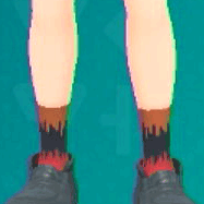 カラフルクルーソックス(A)画像