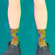 ほしがらクルーソックス(イエロー)画像