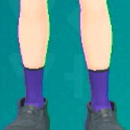 クルーソックス(パープル)画像