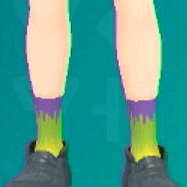 カラフルクルーソックス(C)画像