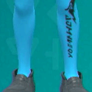 スポーツタイツ(ネオンブルー)画像