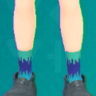 カラフルクルーソックス(B)画像