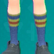 スポーツハイソックス(ネイビー)画像