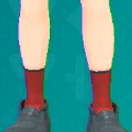 クルーソックス(レッド)画像