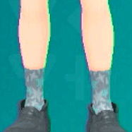 ほしがらクルーソックス(グレー)画像