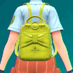 レザーリュック(イエロー)画像