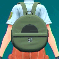 キャンバスリュック(カーキ)画像