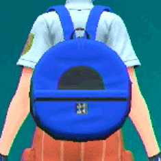 キャンバスリュック(ブルー)画像