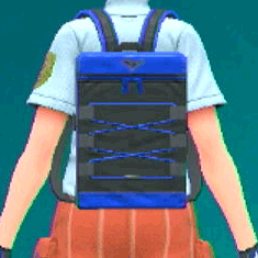 ナイロンリュック(ブルー)画像